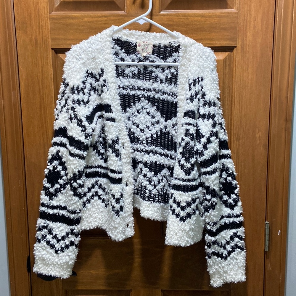 Hippie rose chunky nit sweater size large